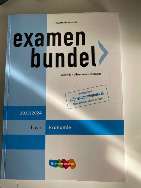 9789006648409-Examenbundel-havo-Economie-20232024