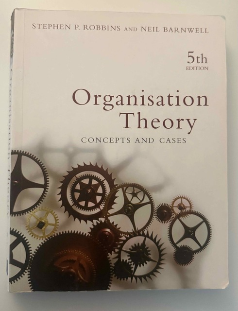 9780733974717-Organisation-TheoryAust-ConceptCases