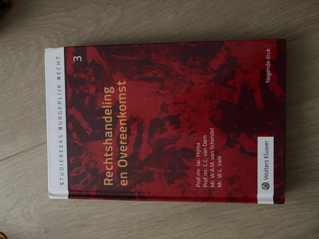 9789013151732-Rechtshandeling-en-Overeenkomst