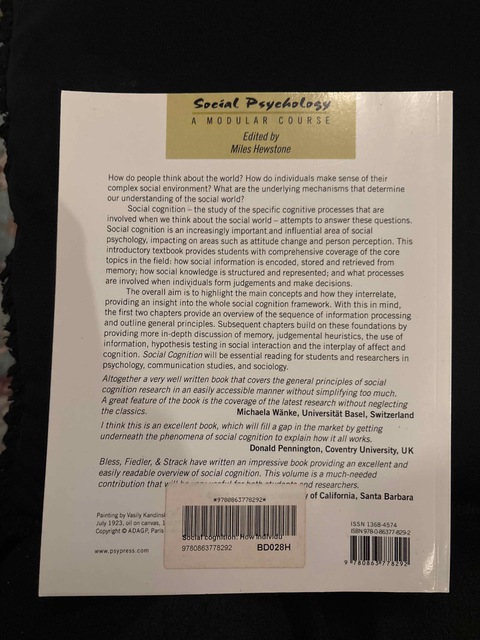 9780863778292-Social-Cognition