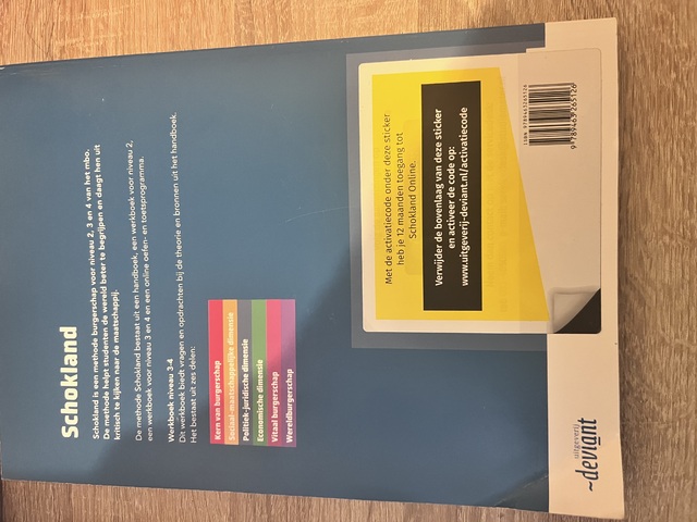 9789463265126-Schokland-werkboek-burgerschap-niveau-3-4