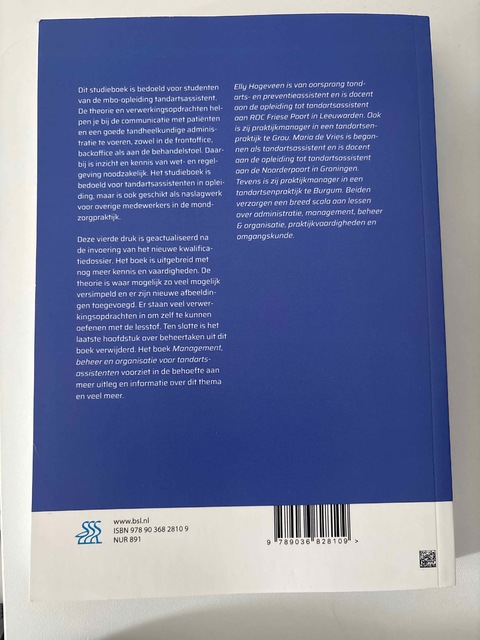 9789036828109-Frontoffice-en-administratie-voor-tandartsassistenten