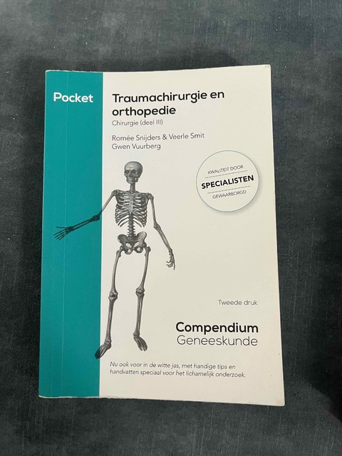 9789083050836-Pocket-Compendium-Geneeskunde-Traumachirurgie-Orthopedie