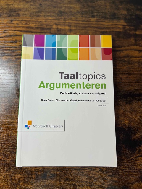 9789001809485-Taaltopics-argumenteren