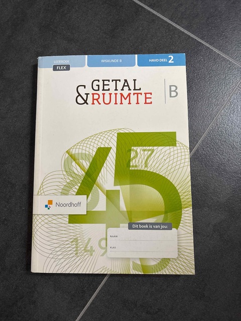 9789001894269-Getal-Ruimte-Wiskunde-B-Havo-deel-2-Leerboek-flex