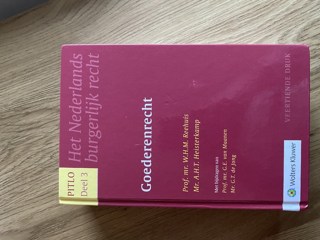 9789013143874-Pitlo-3--Goederenrecht