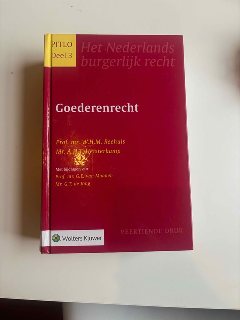 9789013143874-Pitlo-3--Goederenrecht