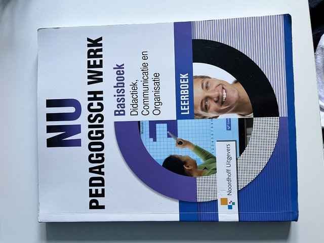 9789001836733-Nu-pedagogisch-werk-didactiekcommunicatie-organisatie-Leerboek-Basisboek