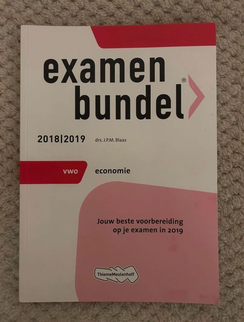 9789006429459-Examenbundel-vwo-Economie-20182019