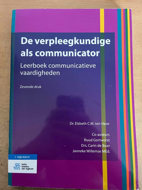 9789036825290-De-verpleegkundige-als-communicator