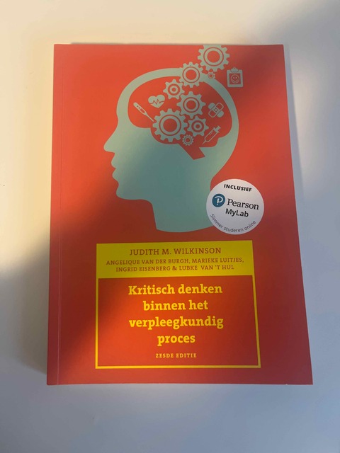 9789043037105-Kritisch-denken-binnen-het-verpleegkundig-proces-6e-editie-met-MyLab-NL-toegangscode