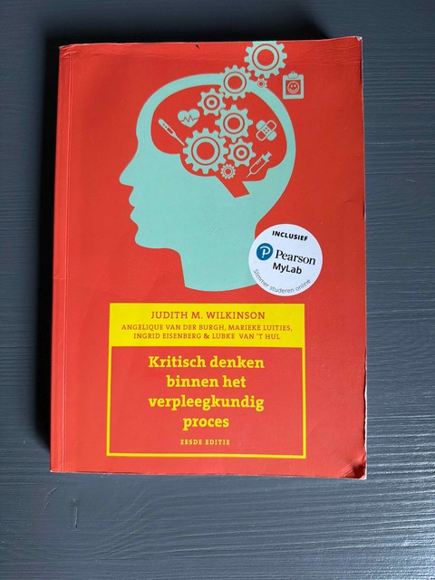 9789043037105-Kritisch-denken-binnen-het-verpleegkundig-proces-6e-editie-met-MyLab-NL-toegangscode