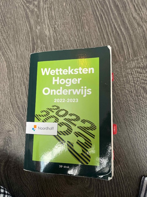 9789001299132-Wetteksten-Hoger-Onderwijs-2022-2023