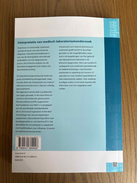 9789031389926-Interpretatie-van-medisch-laboratoriumonderzoek