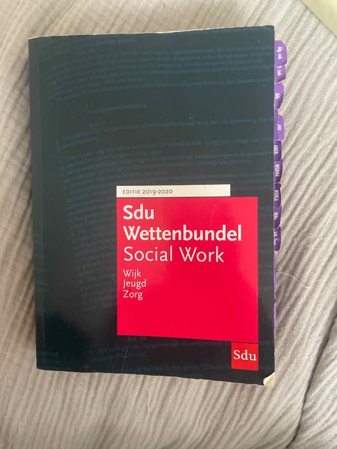 9789012404921-Sdu-Wettenbundel-Social-Work-2019-2020