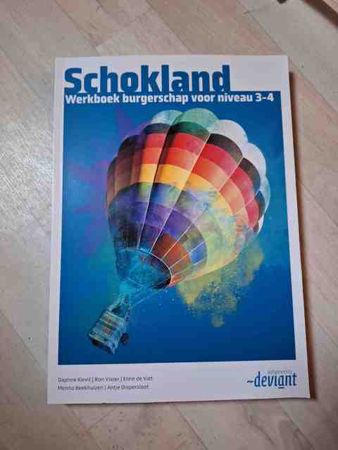 9789463265089-Schokland-burgerschap-voor-niveau-3-4-Werkboek