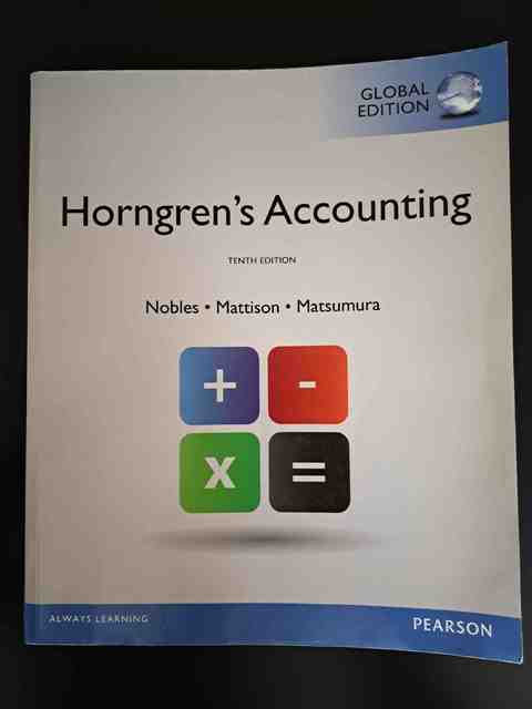 9781292056517-Horngrens-Accounting-Global-Edition